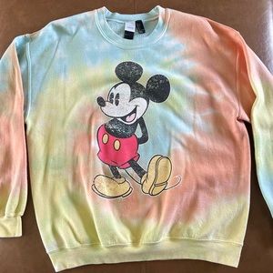 Mickey Tie Dye Crewneck Sweatshirt
